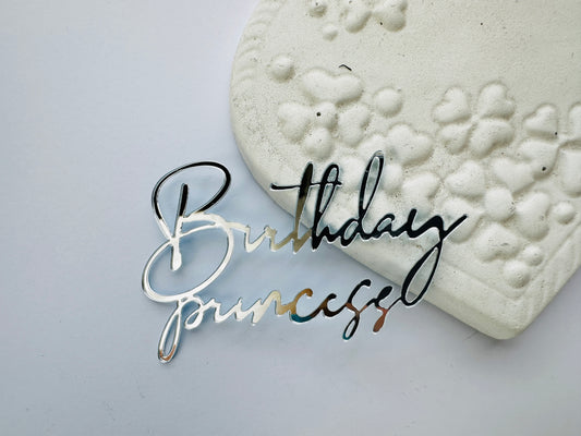 Birthday Princess - Argintiu - Curly