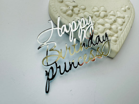 Happy Birthday princess - Argintiu - Beauty