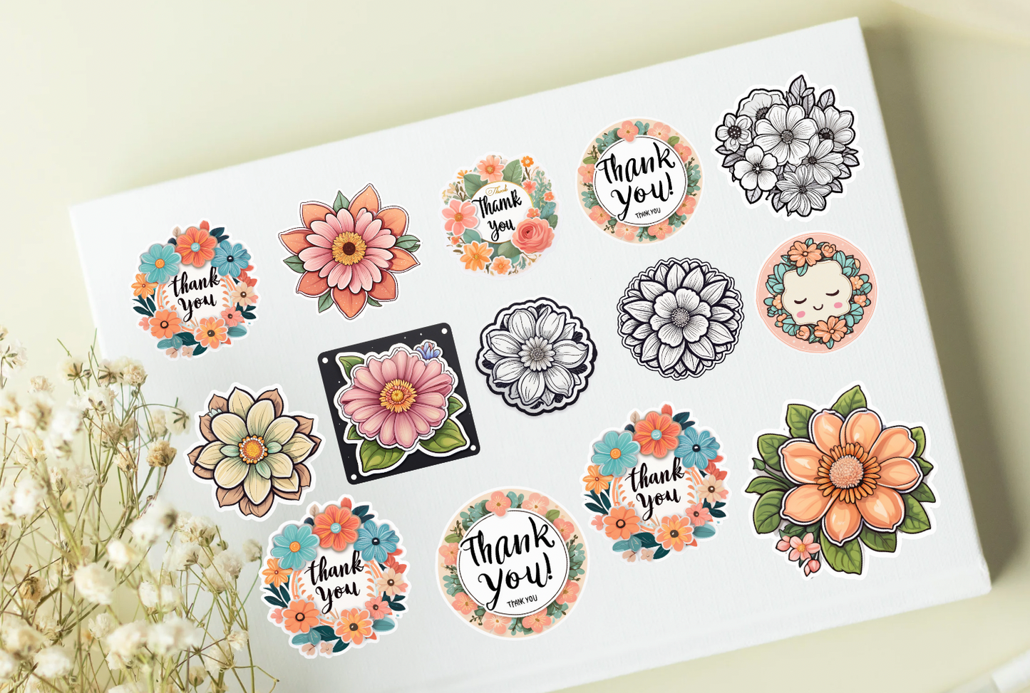 Sticker - set - Flowers