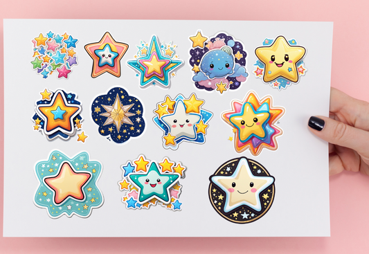 Sticker - set - Stars