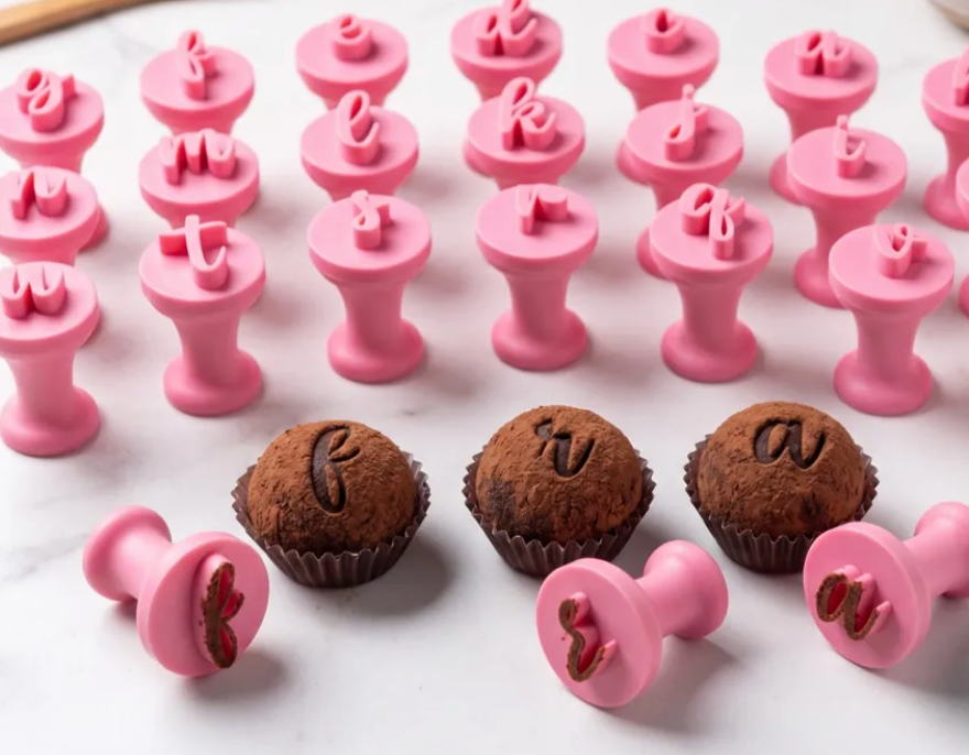 Special Candy - Set - Stampile alfabet - litere mici caligrafice
