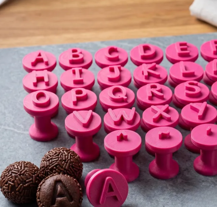 Special Candy - Set - Stampile alfabet - litere mari