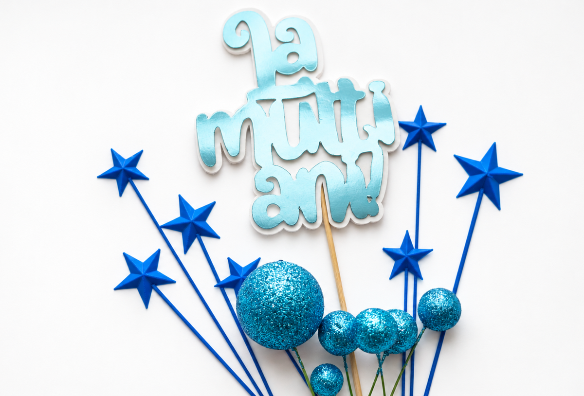 Set aniversar - blue stars