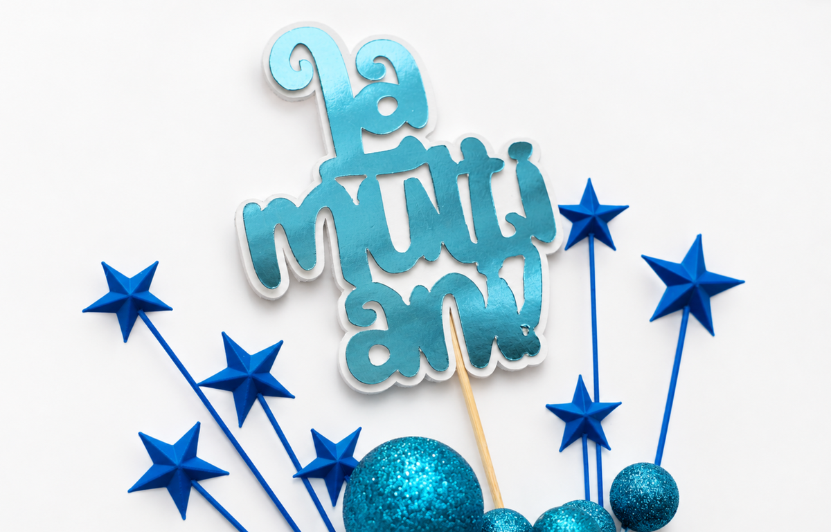 Set aniversar - blue stars