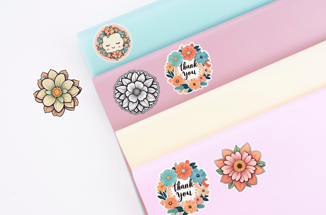 Sticker - set - Flowers